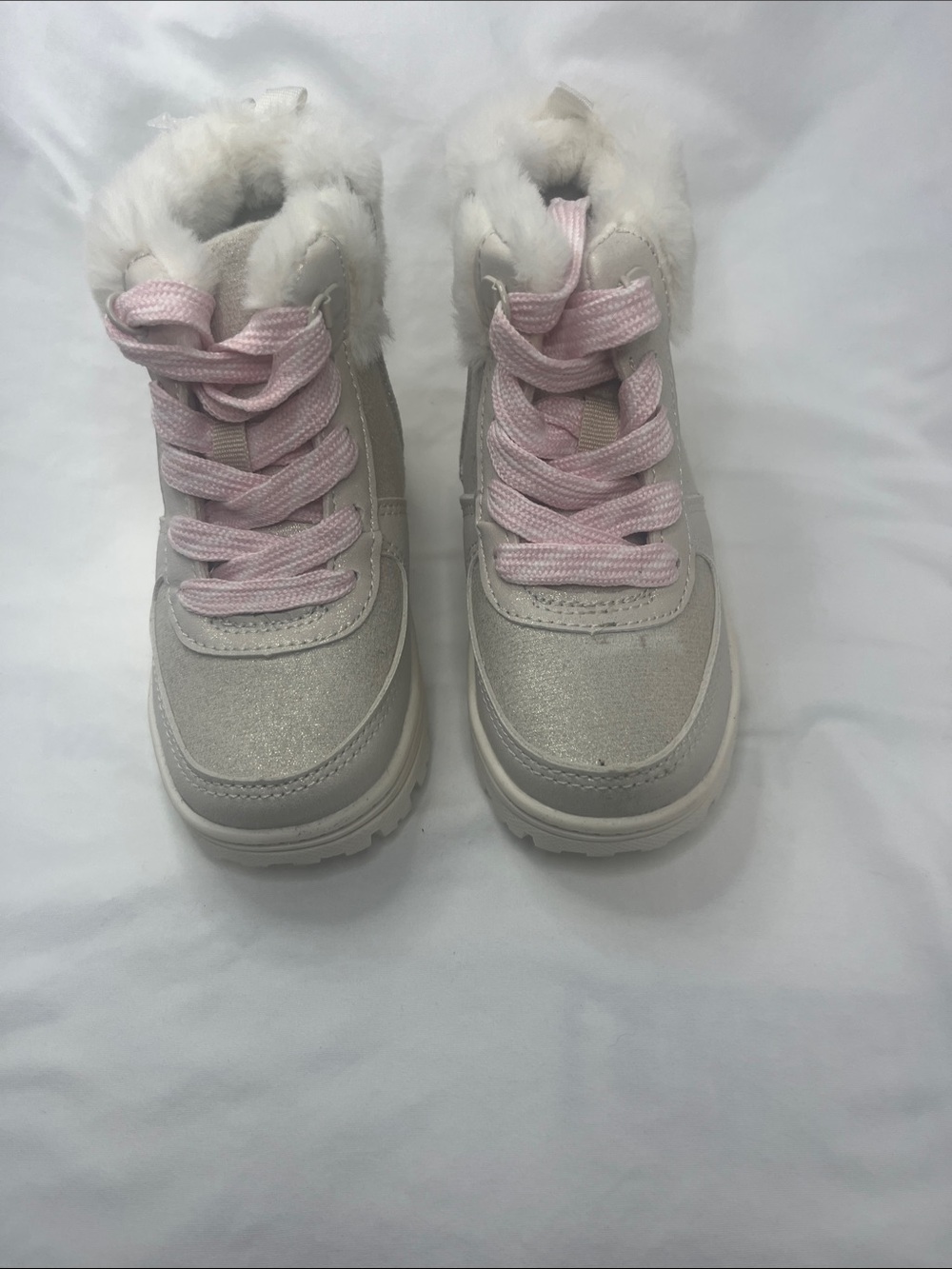 Girls' Faux Fur High-Top Winter Boots